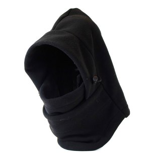 A1942B- MENS BLACK HOODED SNOOD