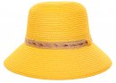 S523- LADIES SHORT BRIM STRAW HAT WITH DETAIL BAND