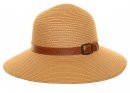 S526- LADIES SHORT BRIM STAW HAT WITH DETAIL BAND