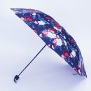 U101- LADIES WINDPROOF TELESCOPIC FLOWER PRINT UMBRELLA