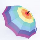 U98- MUTLI COLOURED STRIPE UMBRELLA