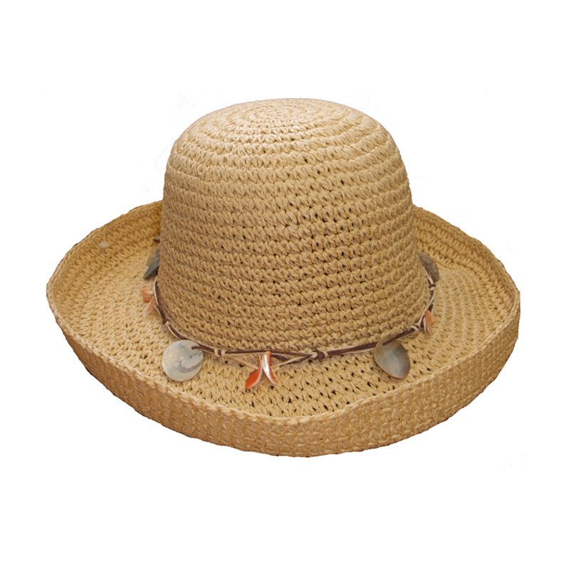 Wholesale straw hats-S89-Women's crushable straw hat - SSP Hats